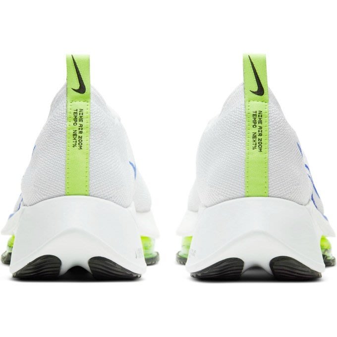CodE= NIKE AIR ZOOM TEMPO NEXT% FK 編織慢跑鞋(全白藍) CI9923-103 男| Yahoo奇摩拍賣
