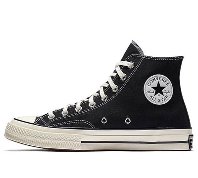 Converse Chuck Taylor All Star 1970 星星高筒帆布鞋 黑色高筒休閒鞋 162050C