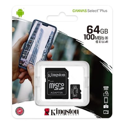 Kingston 金士頓 64G 64GB 100MB/s microSDXC UHS-I TF 記憶卡 SDCS2