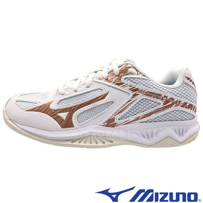 Mizuno V1GD-210336 白色 兒童排球鞋 LIGHTNING STAR Z6 Jr【20-24㎝】184M