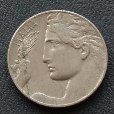 義大利  1921    艾曼紐三世   20分   20c  鎳幣  650