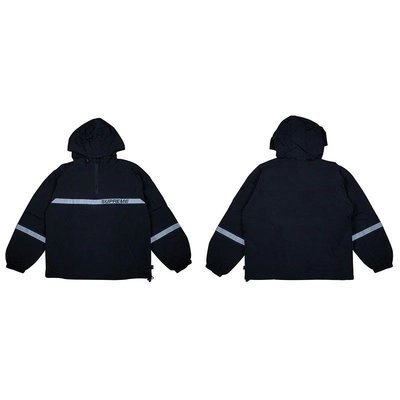 Supreme 18SS Reflective Taping Hooded Pullover 反光3M衝鋒衣