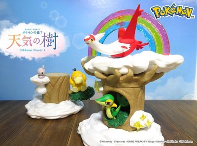 寶可夢之森天氣之樹 盒玩 全六款-神奇寶貝 寶可夢 POKEMON Re-ment 日本進口正版授權
