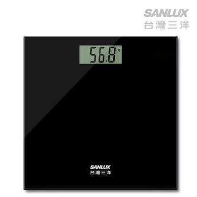 【SANLUX台灣三洋】數位電子式體重計(SYES-301)-黑色