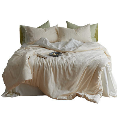 床包裸睡A類100長絨棉提花四件套全棉純棉夏天床單被套床笠款床上用品