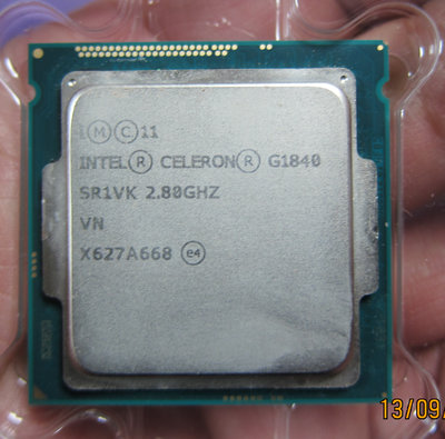 【1150 腳位】第4代 Intel® Celeron® G1840 雙核處理器 2M 快取記憶體、2.80G