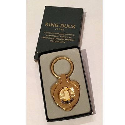 KING DUCK 鑰匙圈 電鍍金色鑰匙圈 全新品 現貨供應