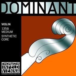 4/4奧地利製 Dominant 135B小提琴弦(全套4條裸弦)G D A E四條。 @歡迎攜琴前來，順便整理弦栓。