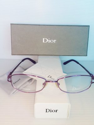 (售?)Dior迪奧Christian Dior女款名牌眼鏡盒 女眼鏡框架 太陽眼鏡盒388 一元起標(勿標)