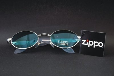 ONE*$1~日系*ZIPPO*1997《zippo太陽眼鏡 》亮銀鍍鉻