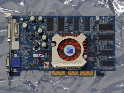 Albatron GeForce FX5200 Ultra顯示卡、128M 、AGP介面、拆機測試良品、外觀品相優。