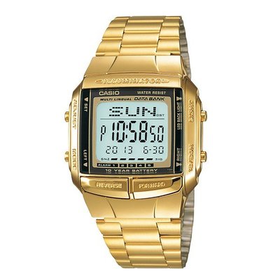 [幸福時刻]CASIO卡西歐復刻版復古潮流錶方型數位電子錶中性男女可戴DB-360G-9A