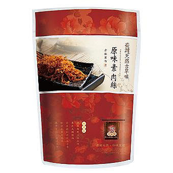 台灣綠源寶-原味素肉絲、紅麴素肉絲200g/包