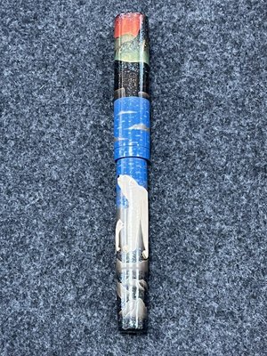 日本 NAMIKI 研出高蒔繪滴入式鋼筆-北極熊 18K 50號尖 全球限量99支 正樹繪製