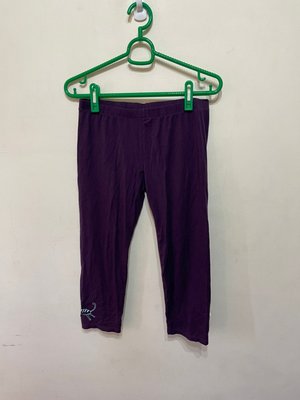「 二手衣 」 a la sha 女版7分內搭褲 S號（紫）20