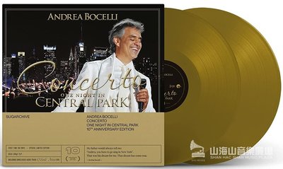 【黑膠唱片LP】紐約中央公園演唱會(10周年紀念版2LP) / 安德烈波伽利 Andrea Bocelli