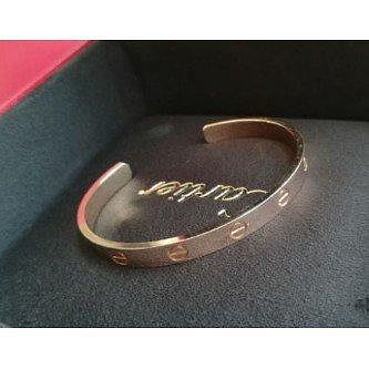 Cartier 卡地亞 18K玫瑰金 正常版 Love 經典手環