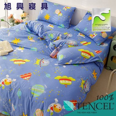 【旭興寢具】TENCEL100%天絲萊賽爾纖維 加大6x6.2尺 薄床包舖棉兩用被四件式組-寺六久