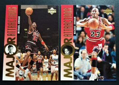 喬神 Michael Jordan 1995-96 UD MAJOR ATTRACTIONS