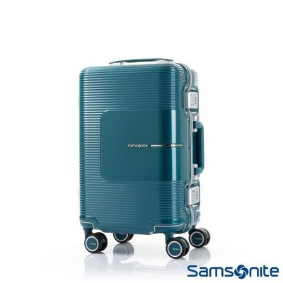 Samsonite新秀麗 20吋Tri-Tech摩登PC鋁框減震輪TSA海關鎖登機箱