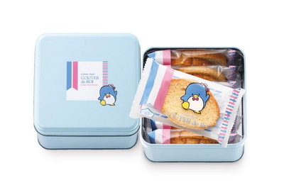 Mei 本舖☼預購 日本 GOUTER de ROI 三麗鷗 山姆企鵝 期間限定 2024 藍鐵盒 法國麵包脆餅 2枚×6袋