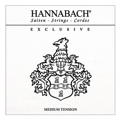 【恩心樂器批發】德國製 HANNABACH EXCLHT EXCLUSIVE 古典吉他弦 尼龍弦 中張力 氧鈦基/銀弦