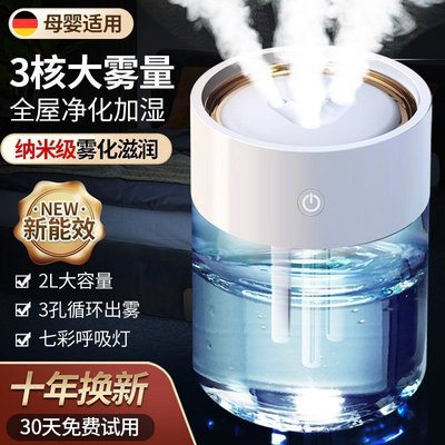 Humidifier 2L home mute bedroom car mounted small off