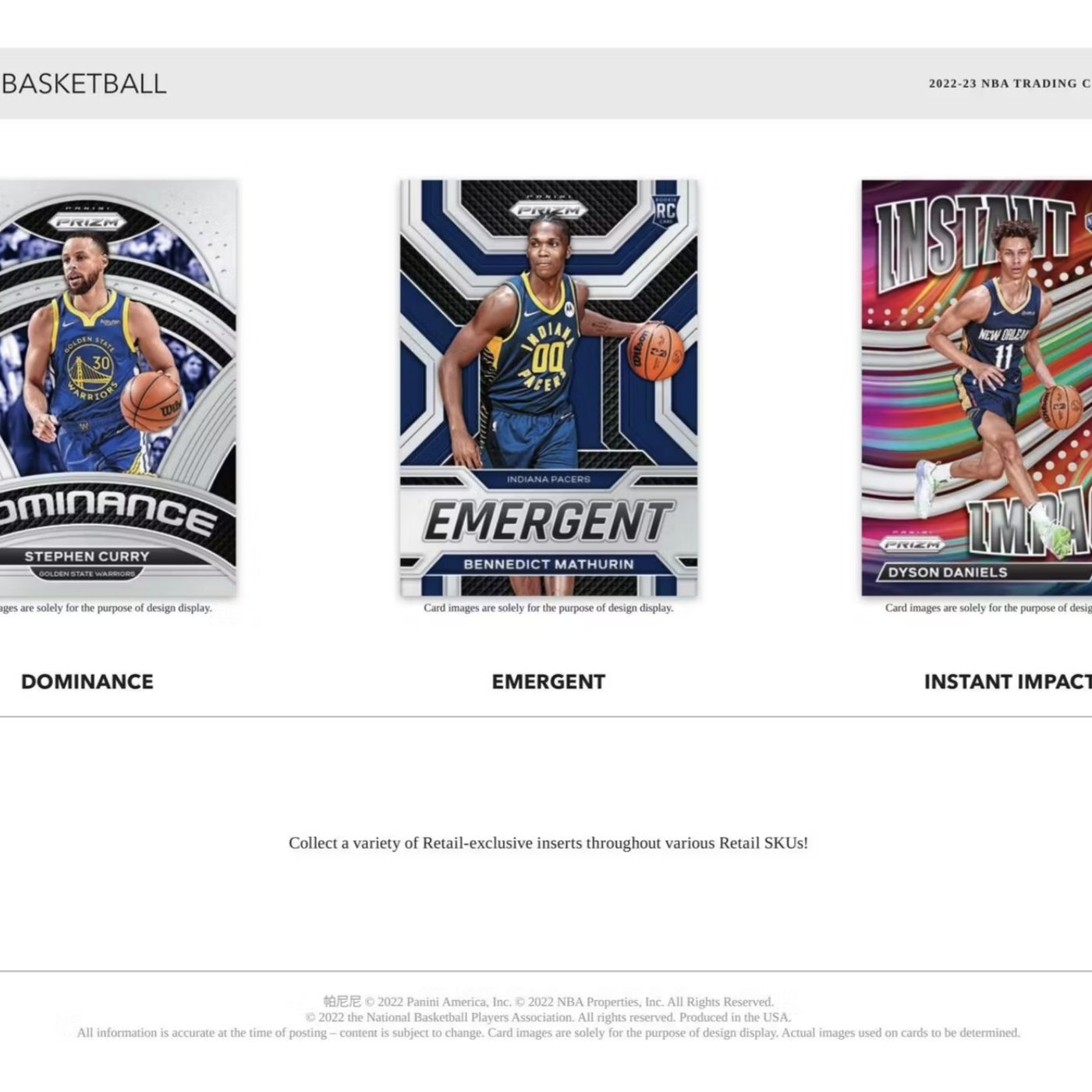 全新現貨2022-23 Panini Prizm Basketball Retail Box 籃球卡卡盒