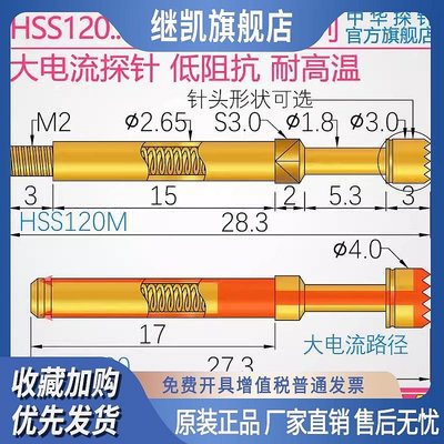 大電流探針 HSS120 ≤24A HRS120測試 CP265-H3.0-M2 R113-30-M