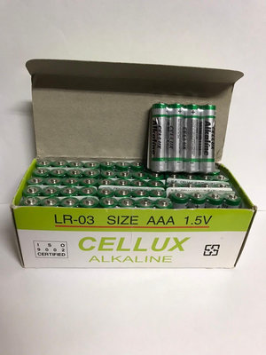 1個10元~全新~CELLUX 4號環保鹼性電池 4號電池