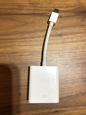 二手 原廠 蘋果手機 iPhone ipad連接電視機顯示器投影儀轉換器 lightning (母頭) 轉 VGA介面轉接頭(母頭) 線材