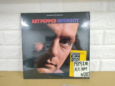 全店可刷卡 1989美版 Art Pepper intensity 爵士黑胶