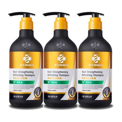 《小鹿百貨》台塑生醫Dr′s Formula髮根強化洗髮精清爽感(升級版)580g X3瓶