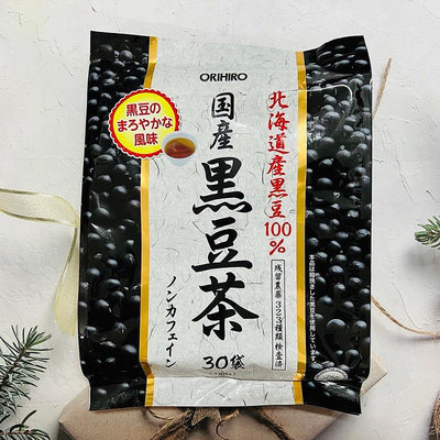 日本  ORIHIRO  北海道國產 黑豆茶180g(30小包入）