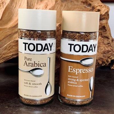 《新品促銷$119》德國 TODAY 當代咖啡 阿拉比卡 義式濃縮咖啡 濃縮咖啡沖泡咖啡 即溶咖啡 95g 德國原裝進口