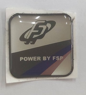 FSP POWERED BY 標誌貼紙貼紙 原廠貼紙 全新品