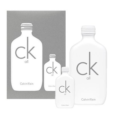 ☆MOMO小屋☆ Calvin Klein CK all 中性淡香水香氛禮盒 (100ml+15ml)