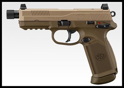 【原型軍品】全新 II MARUI FNX-45 TACTICAL 沙色 GBB 瓦斯手槍