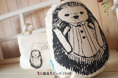 ˙ＴＯＭＡＴＯ生活雜鋪˙日本進口雜貨鉛筆塗鴉刺蝟 驢 兔子 熊動物立體造型抱枕 靠枕(預購)