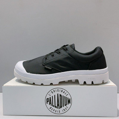 PALLADIUM PAMPA OX PUDDLE LT WP 男女款 黑白色 防水 雨鞋 低筒靴 76116-002