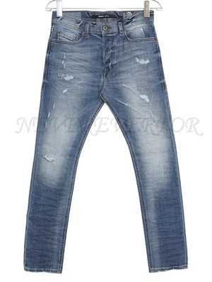 全新真品 DIESEL TEPPHAR 84LR 牛仔褲《CARROT/DNA系列/立體皺折/大量刷破》