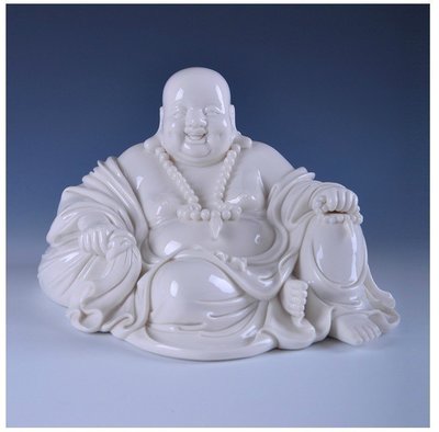 INPHIC-佛像彌勒佛像坐蒲團彌勒佛笑佛傳統工藝德化