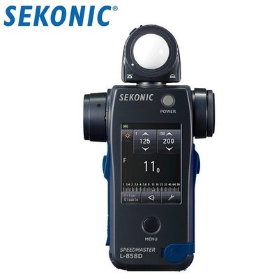 SEKONIC L-858D 無線 觸發  數位多功能測光表  觸控式 攝影 外拍 電影 測光表 L858D【正成公司貨