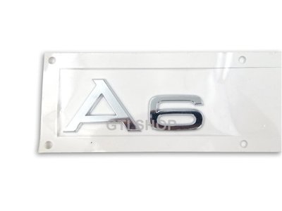 GTI SHOP - Audi 原廠 A6 後 行李箱 標誌 A6 A6 AVANT