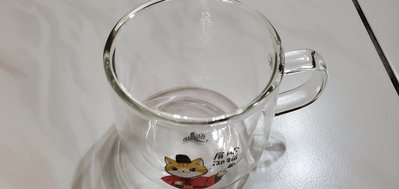 全新 展昭御貓   經典雙層杯   35週年限量款 防燙耐熱雙層玻璃杯 花茶水杯 雙層杯 咖啡杯 牛奶杯  300ml