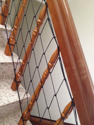 樓梯扶手 安全網 防護網 防護欄 護片 擋片手工製作 可量身訂做 客製化 有邊框