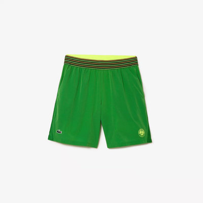 【T.A】零碼優惠 Lacoste RG UltraDry Tennis Shorts 二合一 兩件式 網球褲 Dimitrov Medvedev法網