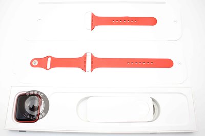 【高雄青蘋果3C】APPLE WATCH 6 44MM GPS 紅色鋁殼搭配錶帶 二手手錶#80081