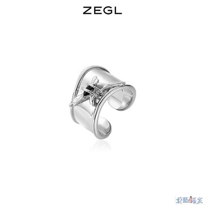 【熱賣精選】ZEGL設計師戒指女小眾設計ins潮高級感精致食指開口戒指環