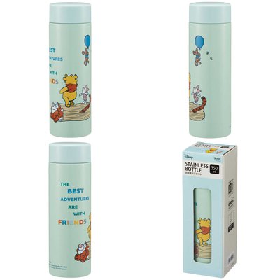 超輕量不鏽鋼保溫瓶 250ml 350ml-小熊維尼 WINNIE THE POOH 迪士尼 DISNEY Skate